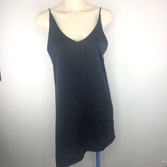 HIPPIE LOVE Dresses & Skirts - 🌟HIPPIE LOVE navy silk Asymmetrical cami dress S